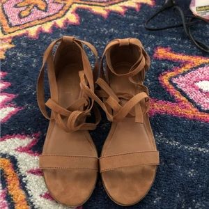 Brown sandals